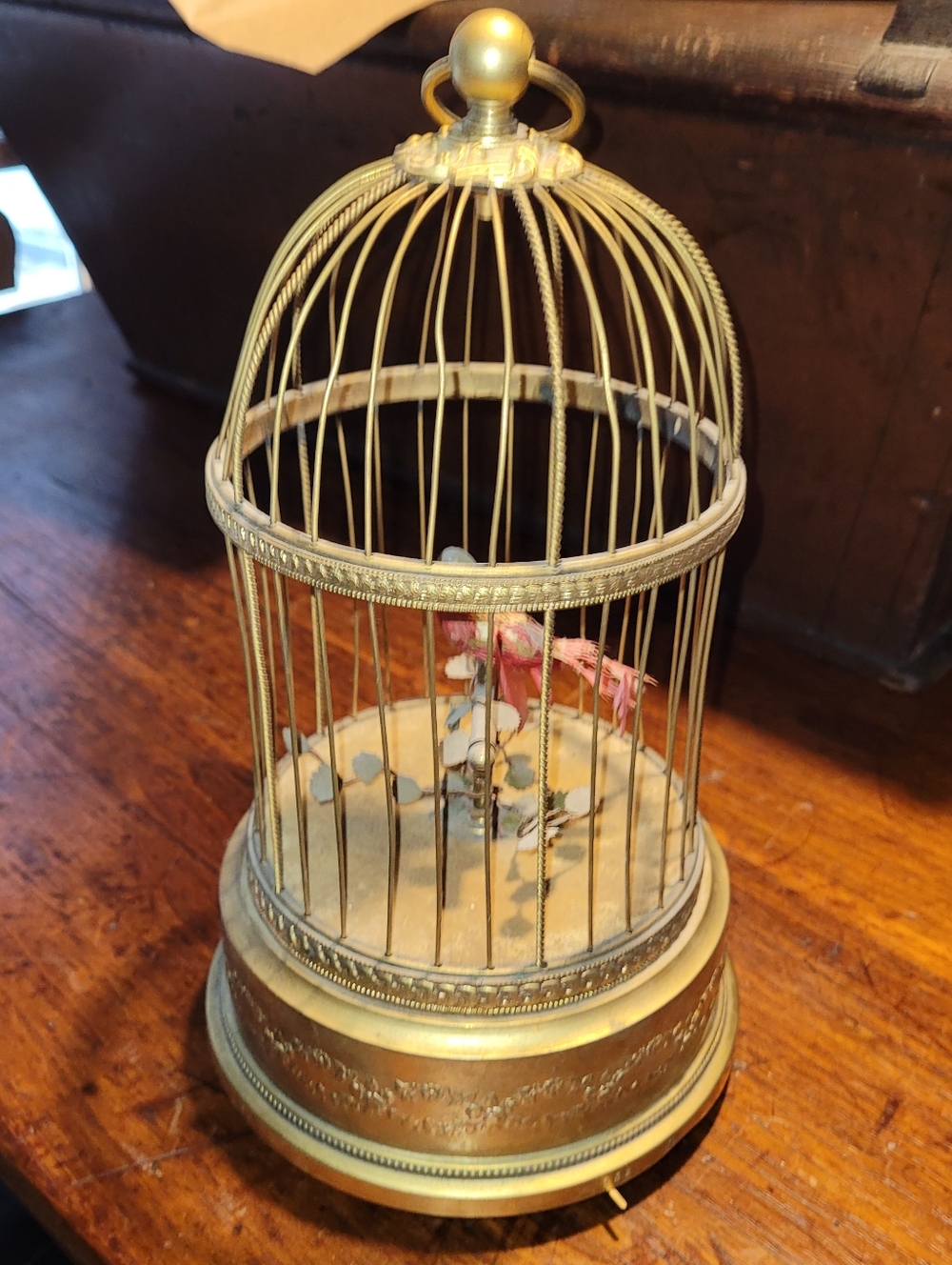 Vintage Automaton Singing Bird